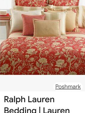 Rare Ralph Lauren Villa Camelia Floral FULL QUEEN